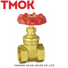 chrome plated with hand wheel NPT thread brass gate valve